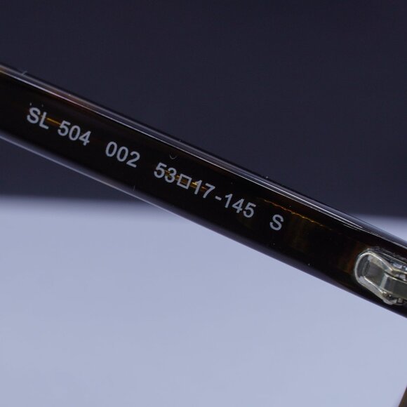 Saint Laurent SL504 002 Cat Eye Eyeglasses 53mm – Havana - Picture 9 of 11